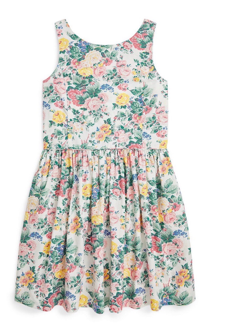 Polo Ralph Lauren Big Girls Floral Cotton Dress- Size 14
